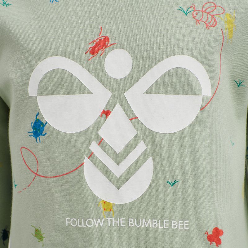 Hummel, Sigurd LS t-shirt desert sage