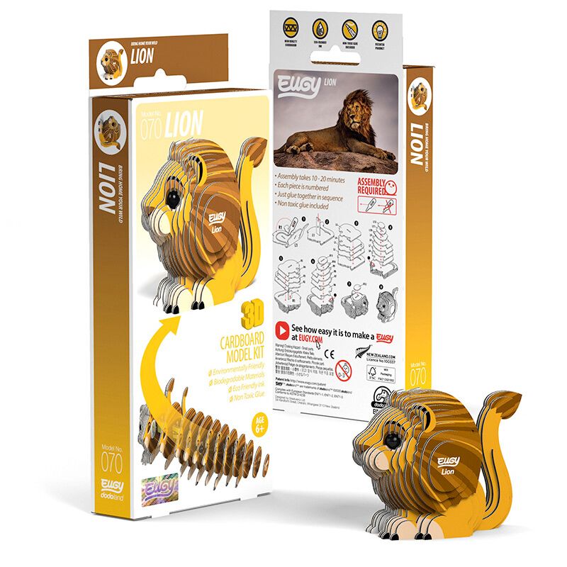 Eugy 3D byggesett lion