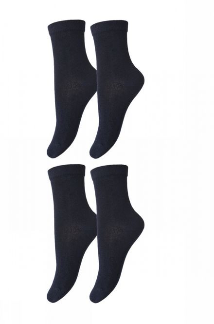 Hovedbilde MP 2pk bambussokk plain navy