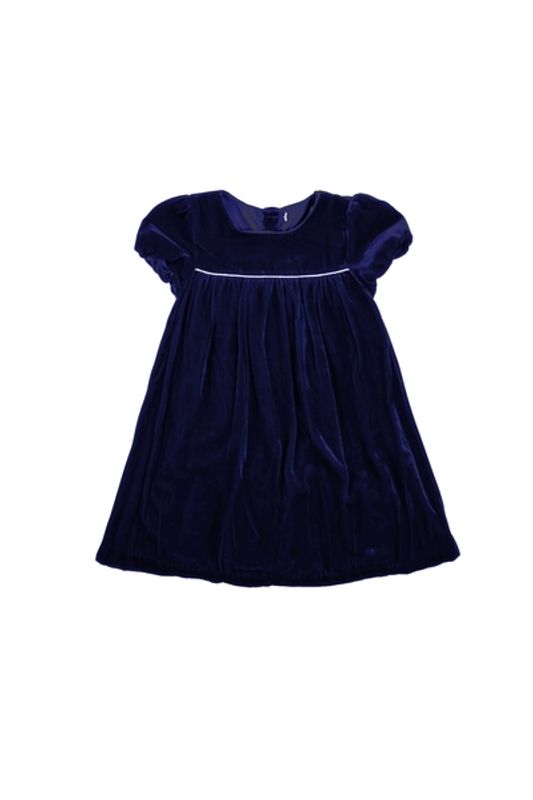 Salto, velourkjole baby navy