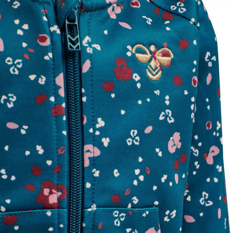Hummel Flora zip jacket blue coral
