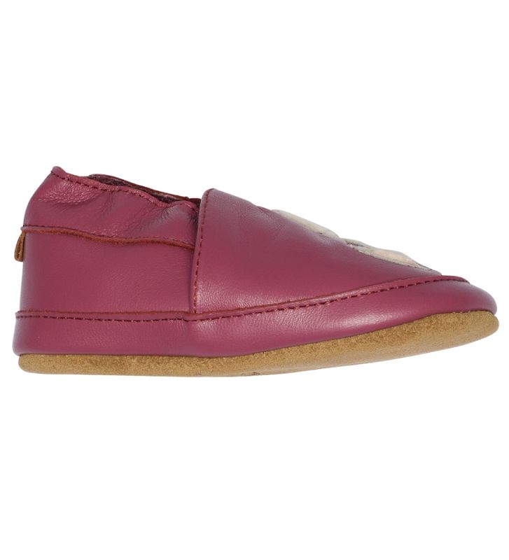Melton tøfler Llama red violet