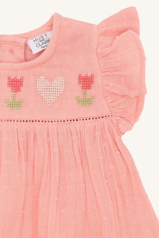 Hust & Claire Katinka dobby kjole shell