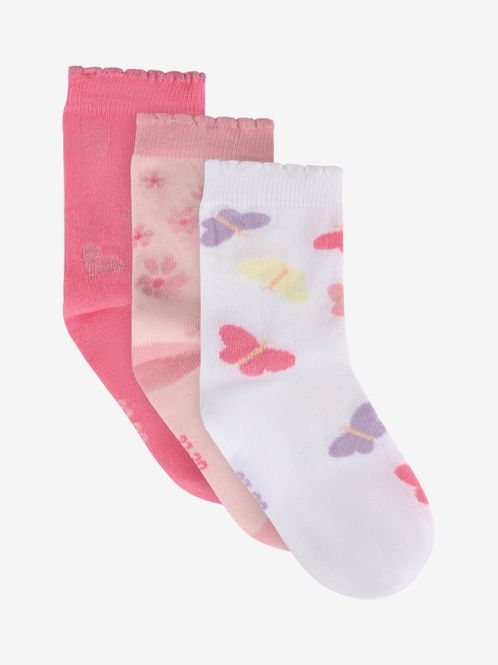 Hovedbilde Minymo 3pk socks raindrops of ...