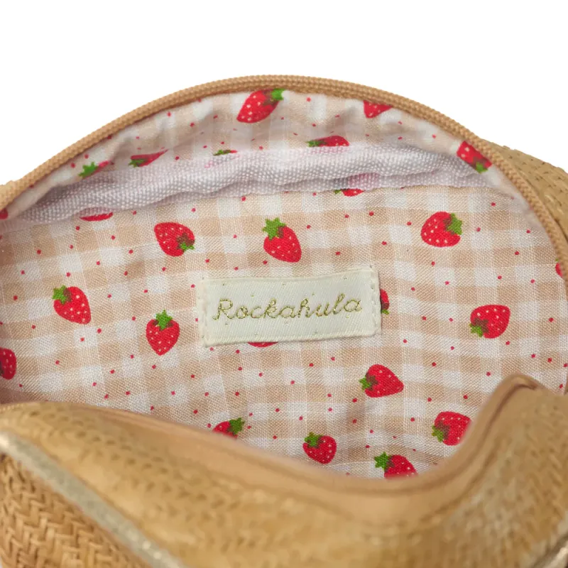 Rockahula strawberry fields raffia bag