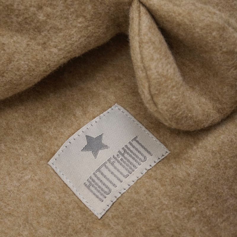 Huttelihut balaclava ears bomullsfleece mole melange
