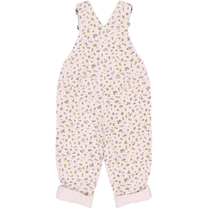 The New Sif denim dungarees light lilac aop