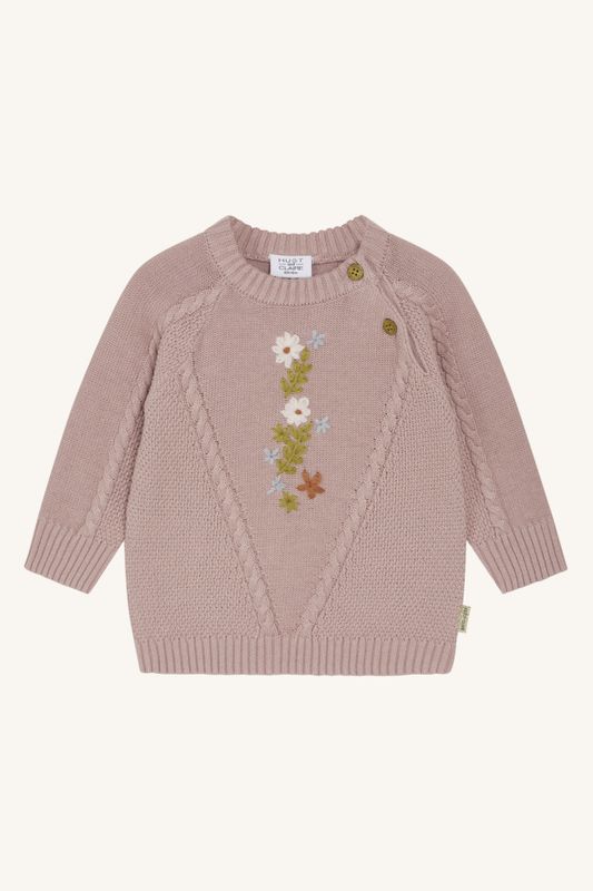 Hust & Claire Panya pullover dusty rose