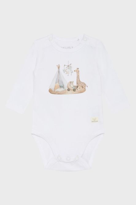 Hovedbilde Hust & Claire Bebe body white ...