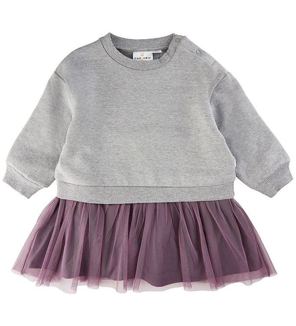 Hovedbilde The New Elsa kjole light grey ...