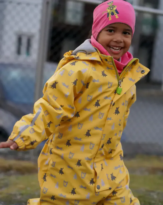 Kattnakken hagl helårsregndress bananskum