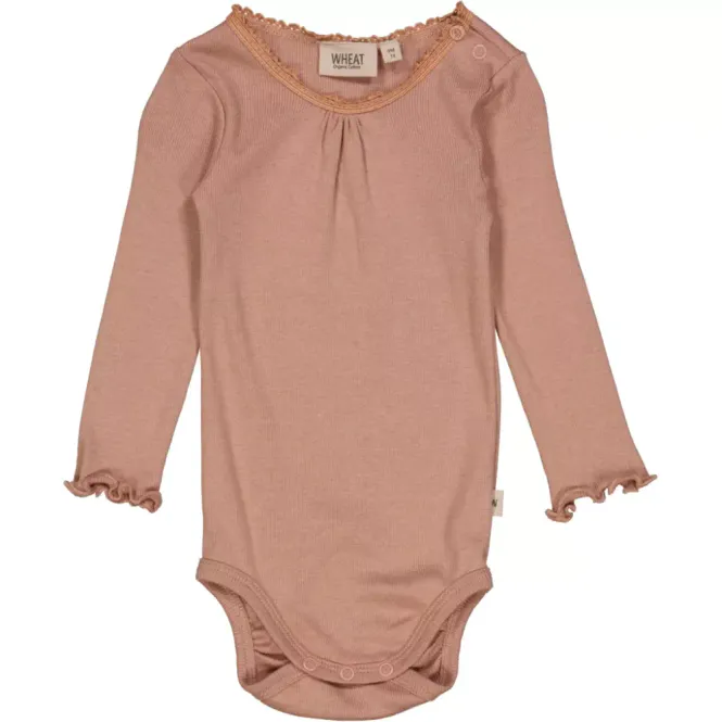 Hovedbilde Wheat body rib lace rose dawn