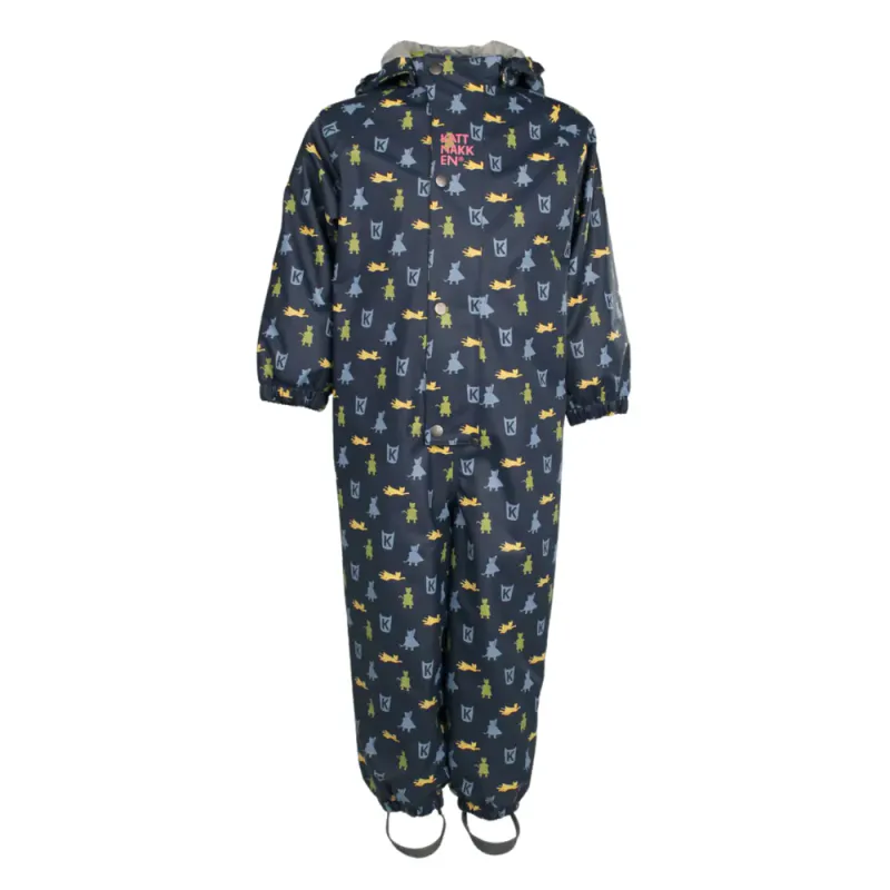 Kattnakken Hagl helårsregndress marine
