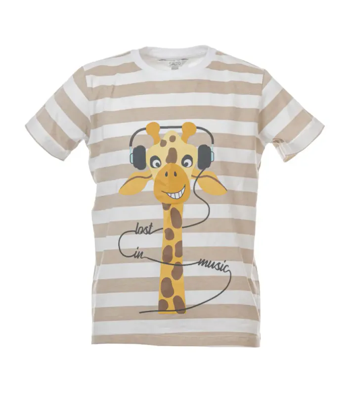 Salto DJ giraff t-shirt beige