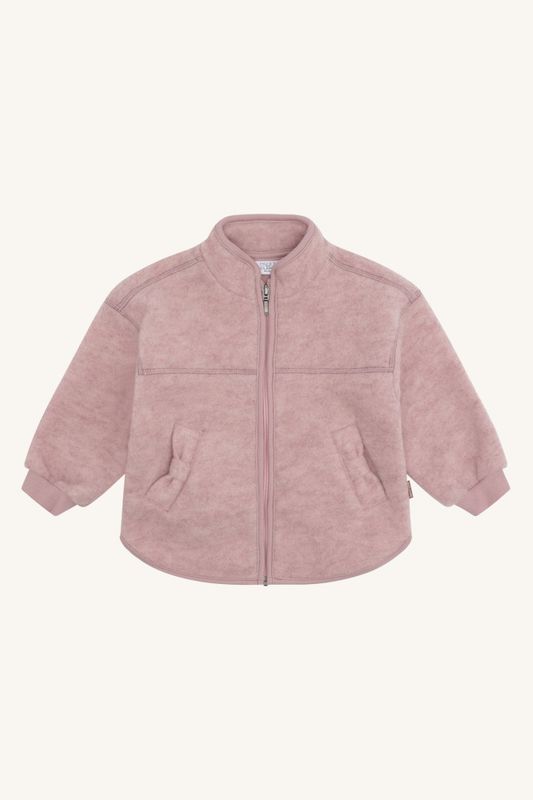 Hust & Claire Emi zip jacket woolfleece heather